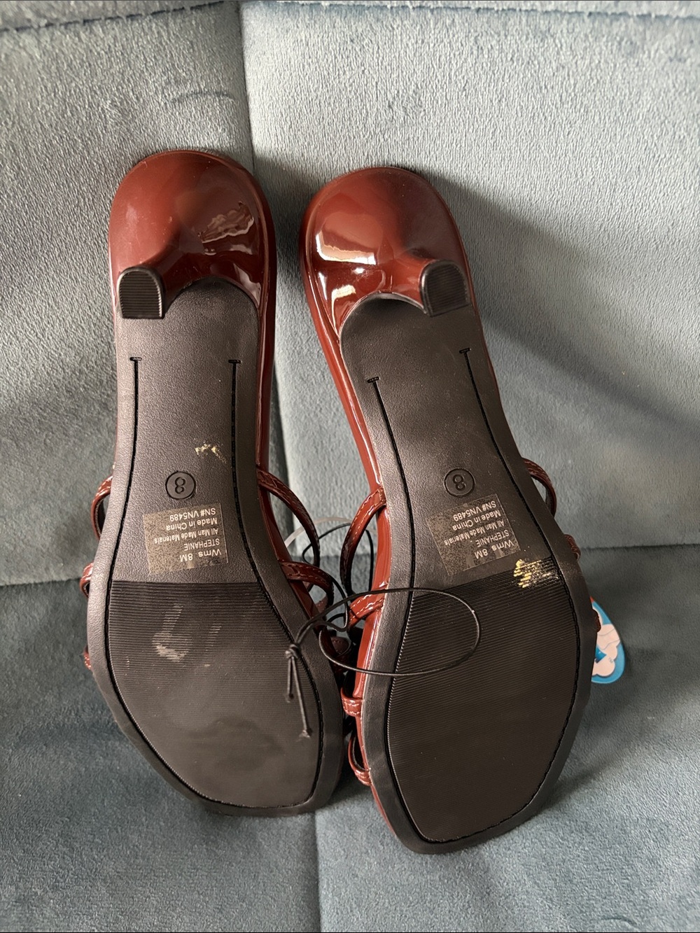 Seychelles Women's Brown Strappy Bow Mule Heels - Picture 4 of 4